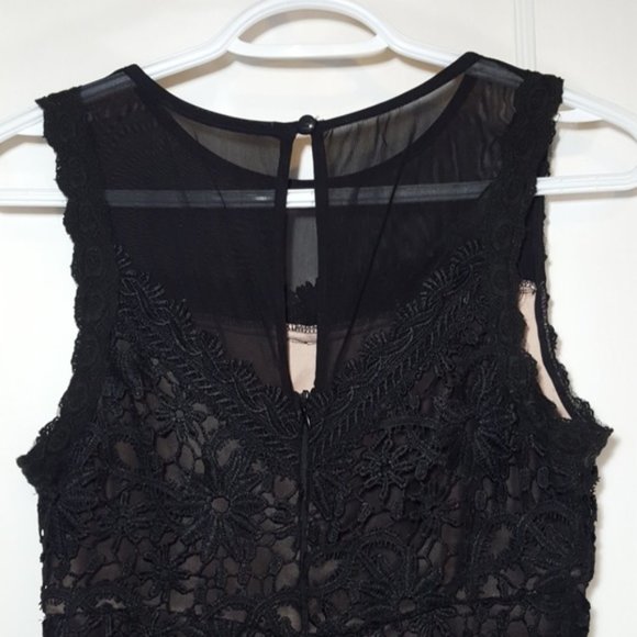NWT Soieblu Black Lace Dress - Picture 3 of 6